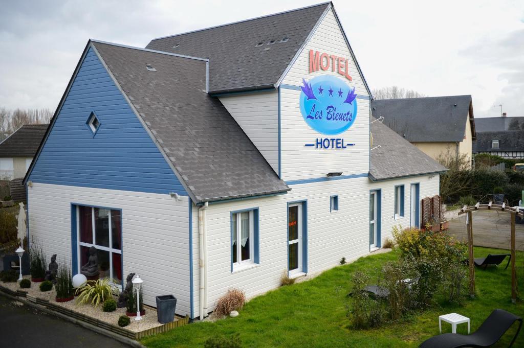 Contact Hotel - Motel Les Bleuets Honfleur Exterior foto